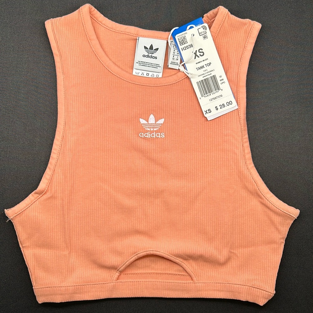 Adidas originals Women’s tank top Ambient Blush Size XS NWT